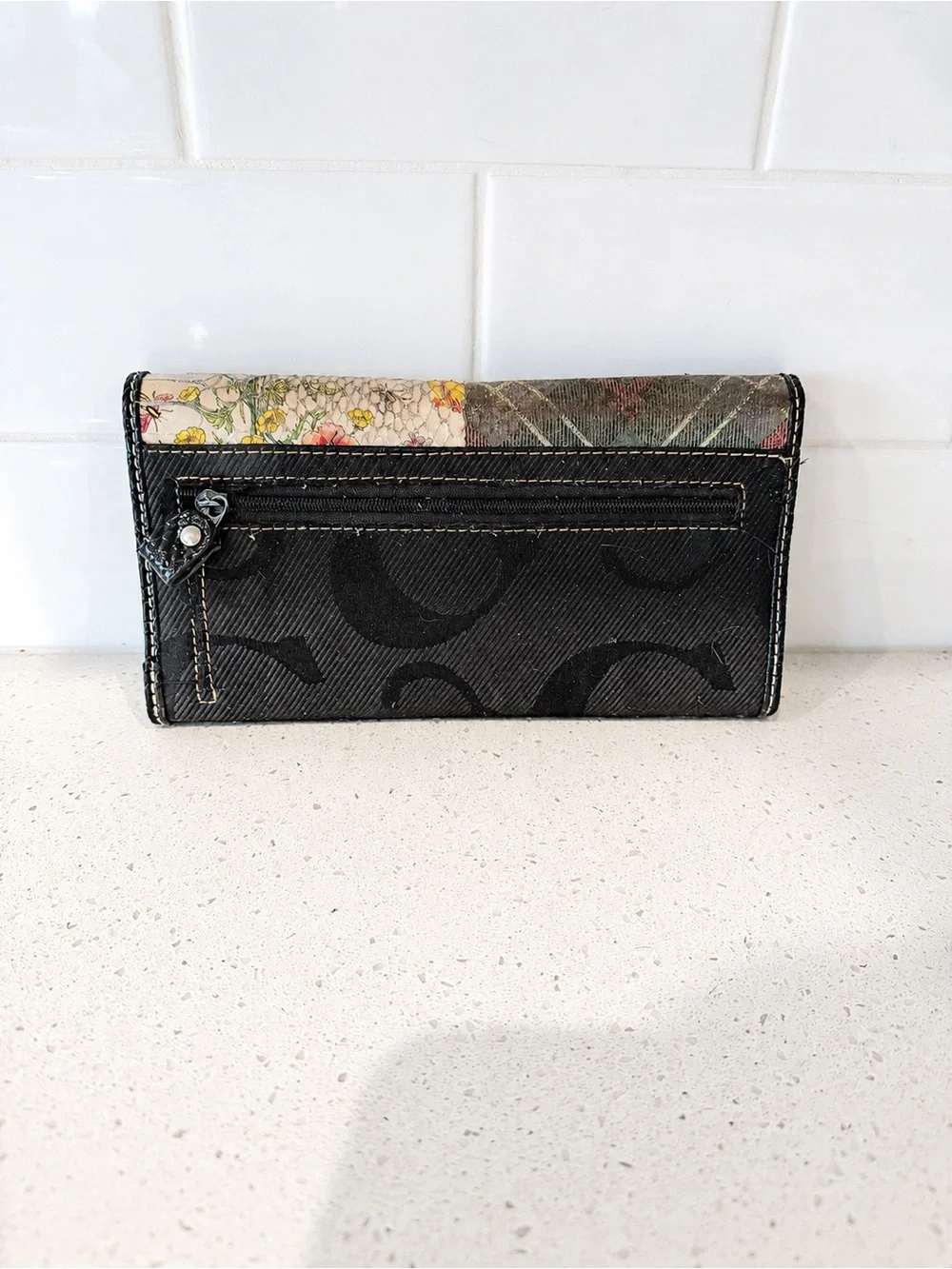 Coach Patchwork Trifold Wallet Y2K